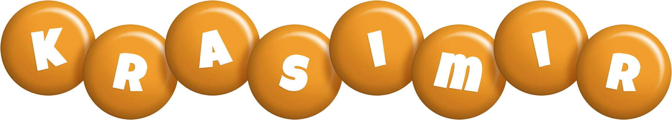 Krasimir candy-orange logo
