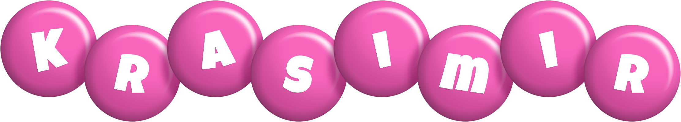 Krasimir candy-pink logo
