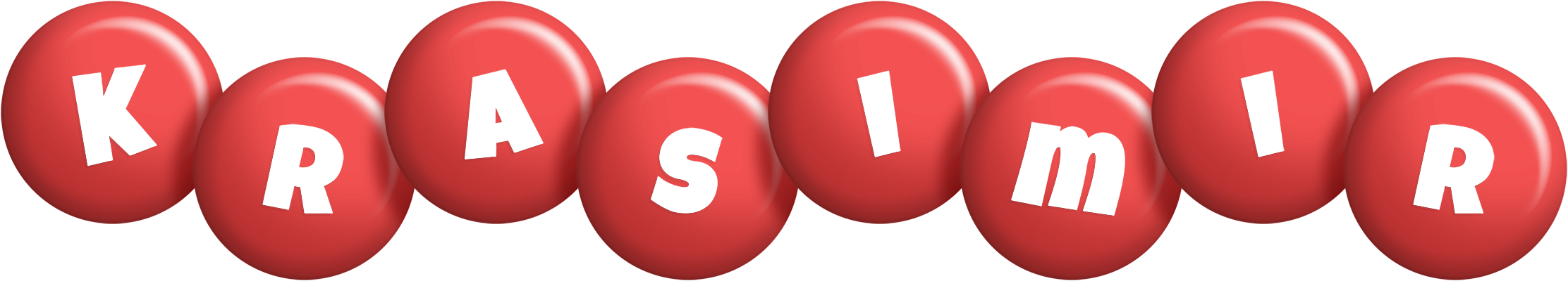 Krasimir candy-red logo