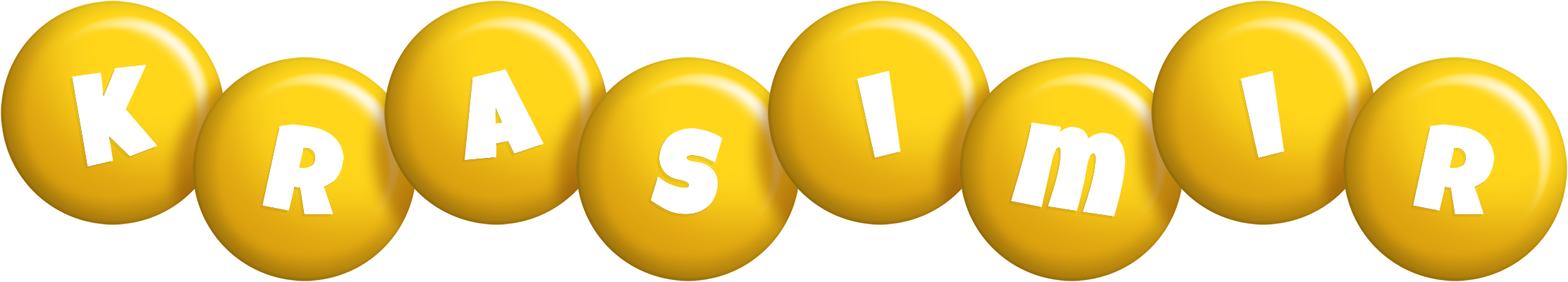 Krasimir candy-yellow logo