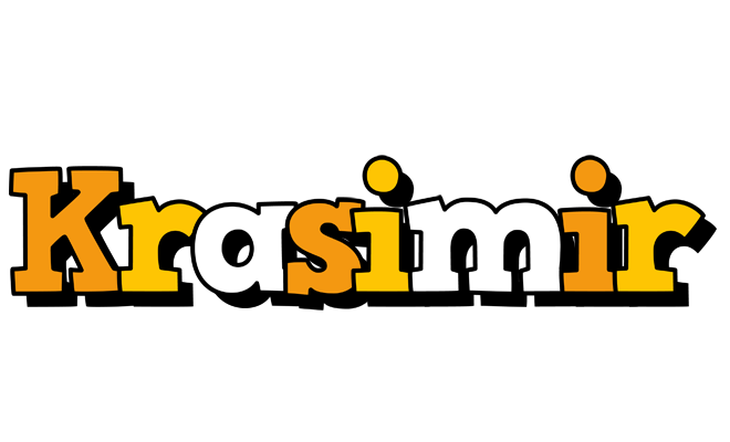 Krasimir cartoon logo