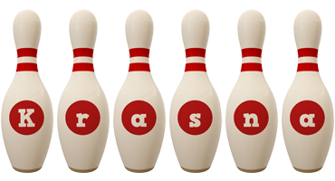 Krasna bowling-pin logo