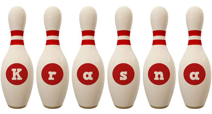 Krasna bowling-pin logo