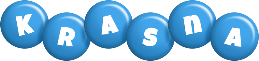 Krasna candy-blue logo