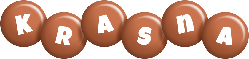 Krasna candy-brown logo