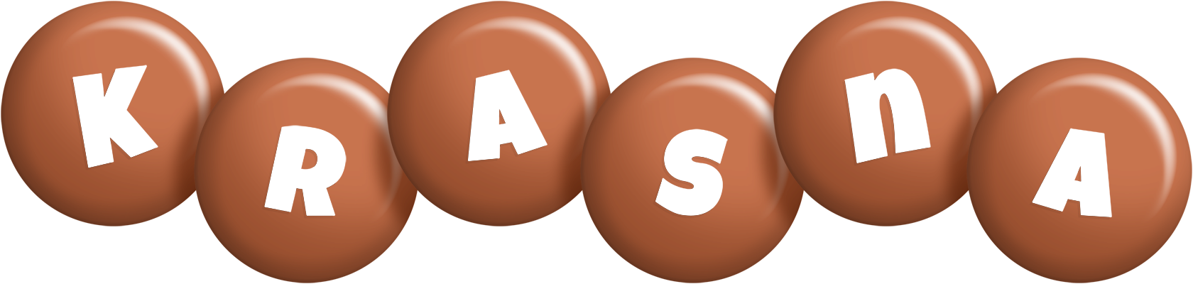 Krasna candy-brown logo