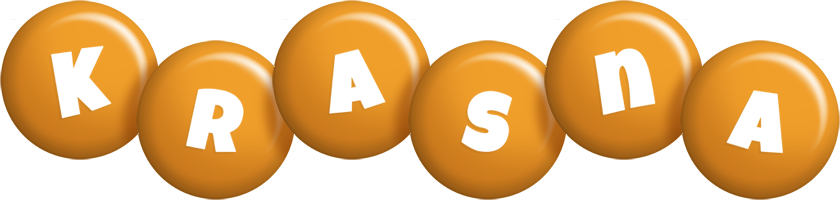 Krasna candy-orange logo