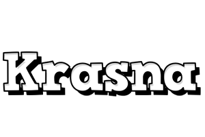 Krasna snowing logo