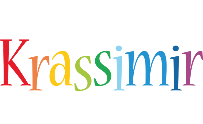 Krassimir birthday logo