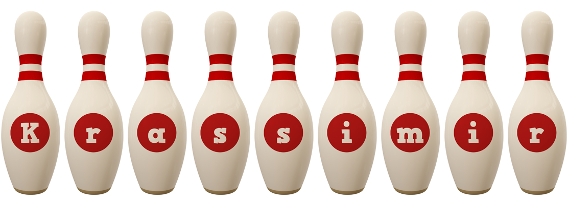 Krassimir bowling-pin logo