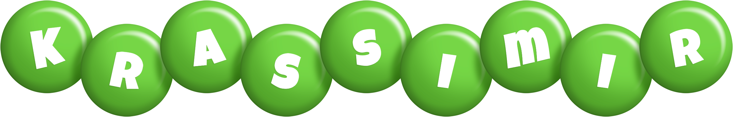 Krassimir candy-green logo
