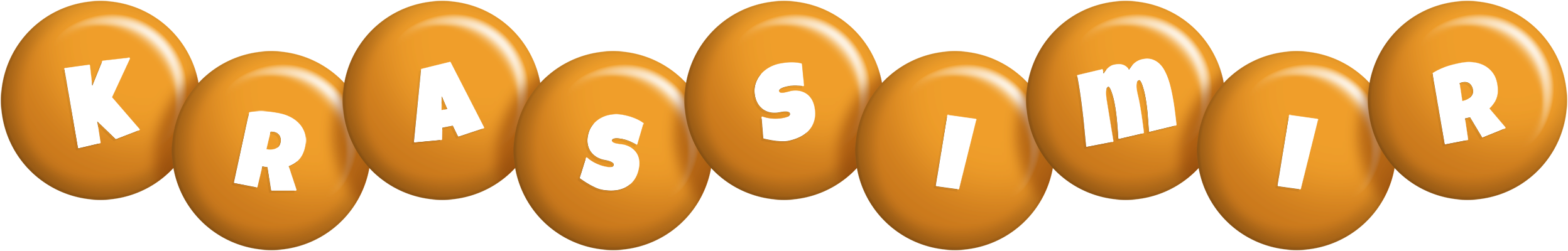 Krassimir candy-orange logo