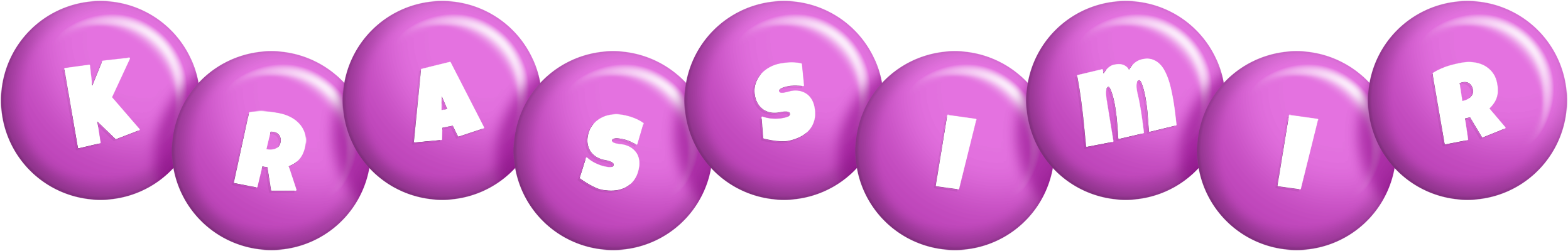 Krassimir candy-purple logo