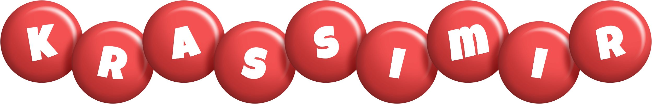 Krassimir candy-red logo