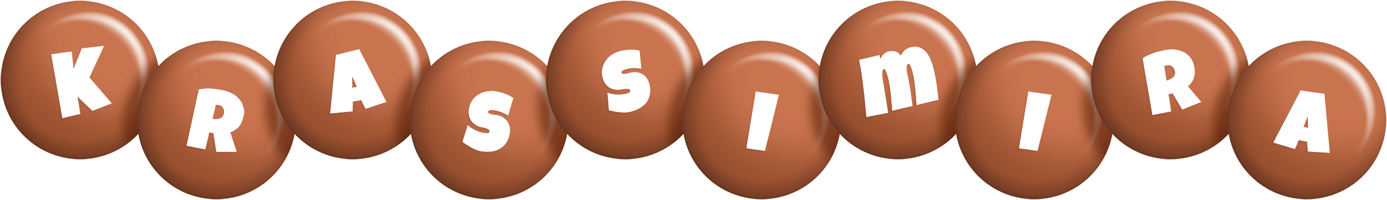 Krassimira candy-brown logo