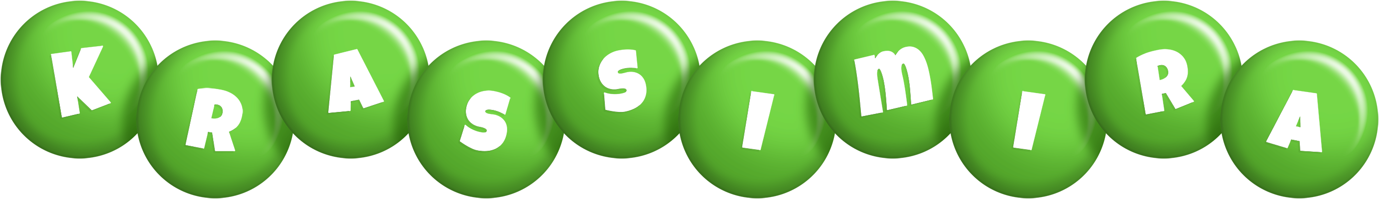Krassimira candy-green logo