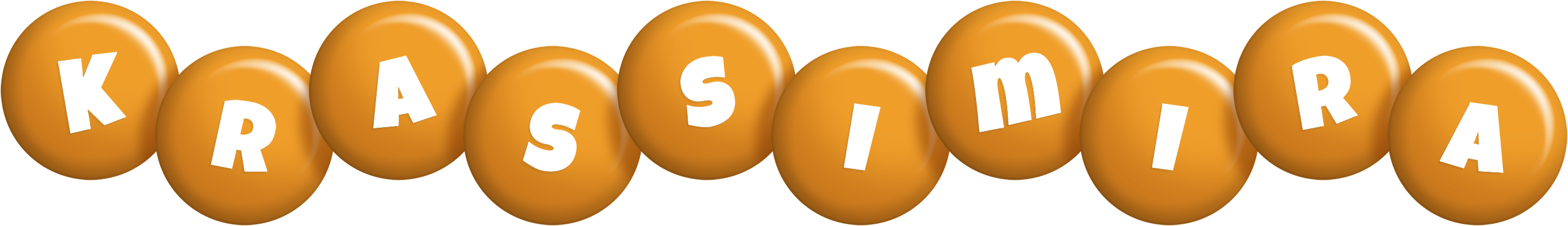 Krassimira candy-orange logo