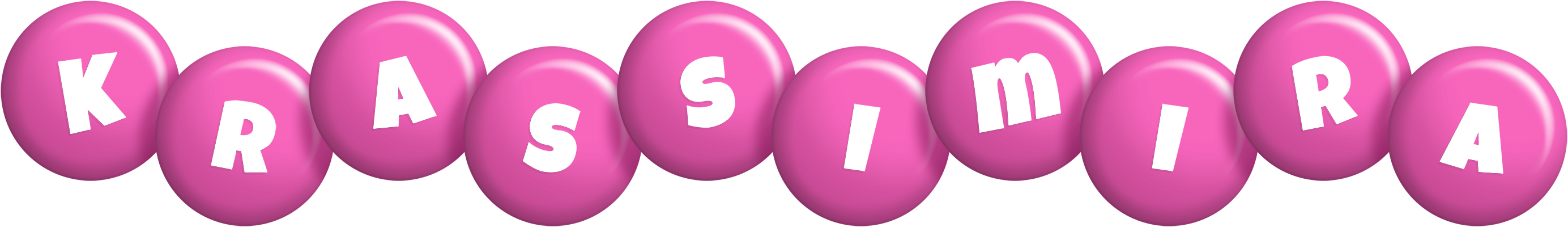 Krassimira candy-pink logo