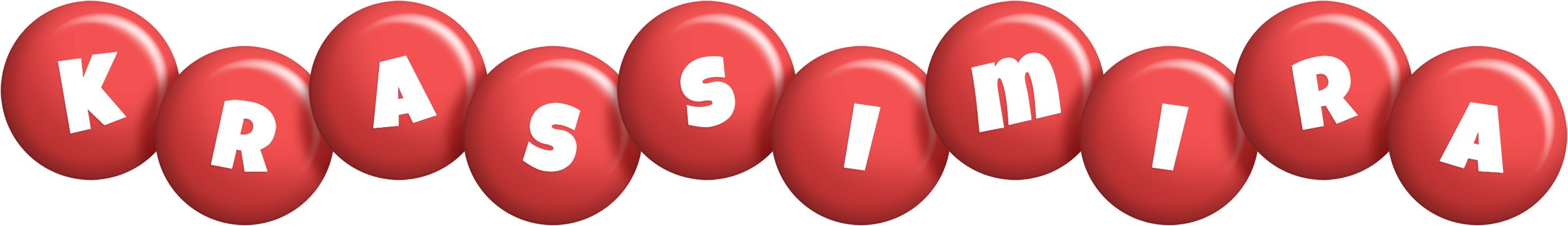 Krassimira candy-red logo
