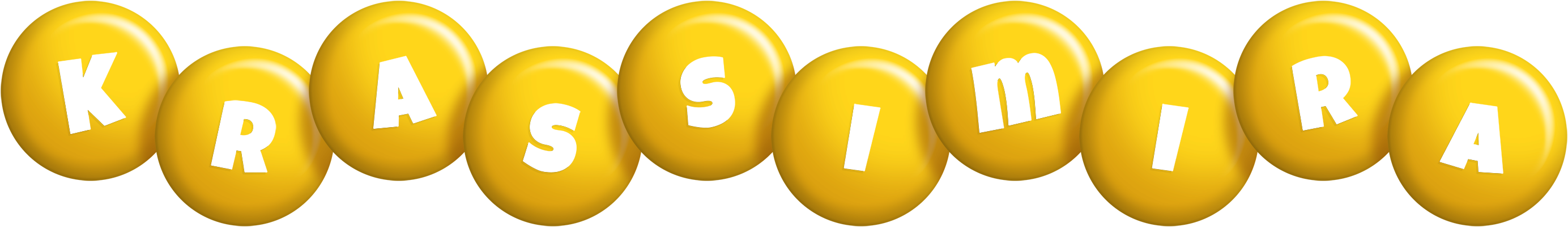 Krassimira candy-yellow logo
