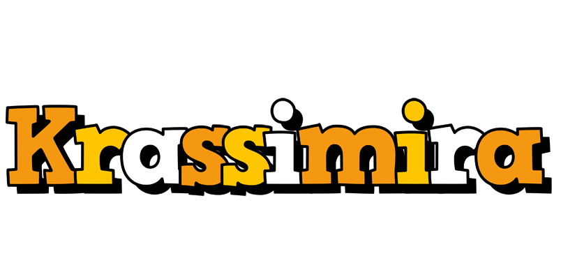 Krassimira cartoon logo