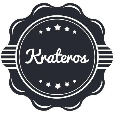Krateros badge logo
