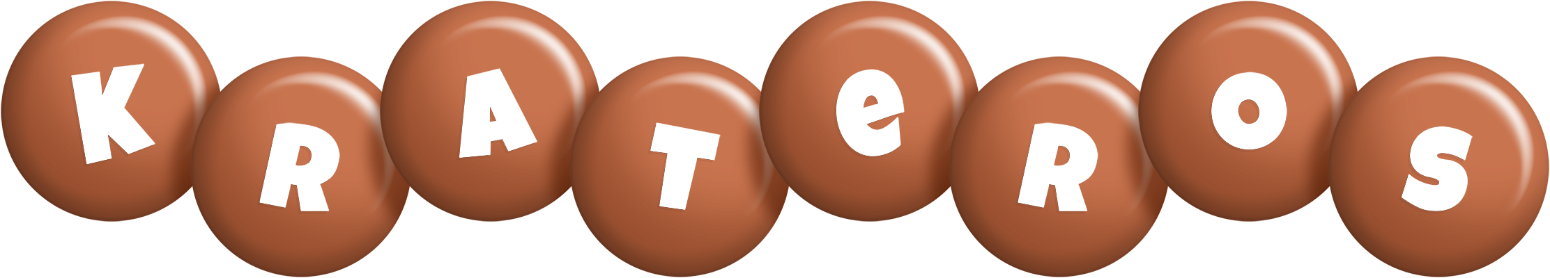 Krateros candy-brown logo