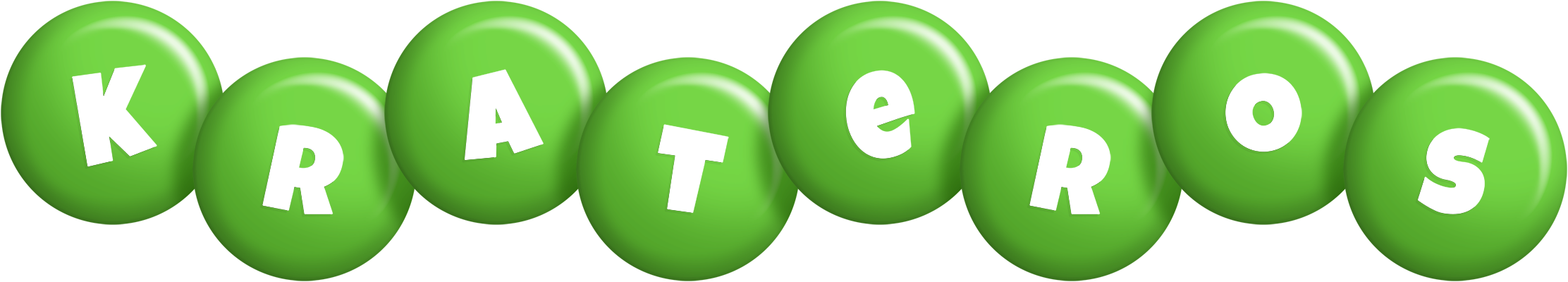 Krateros candy-green logo