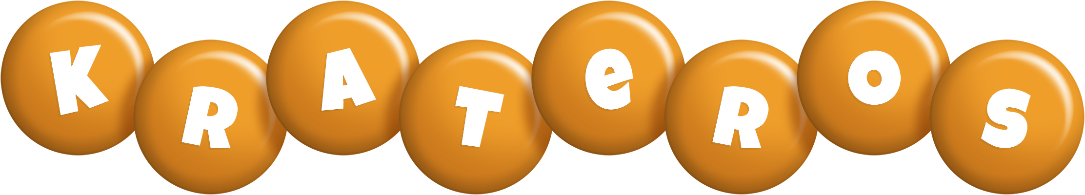 Krateros candy-orange logo