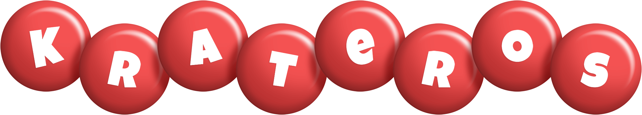 Krateros candy-red logo