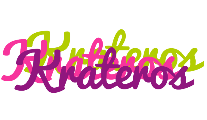 Krateros flowers logo
