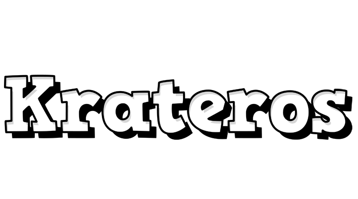 Krateros snowing logo