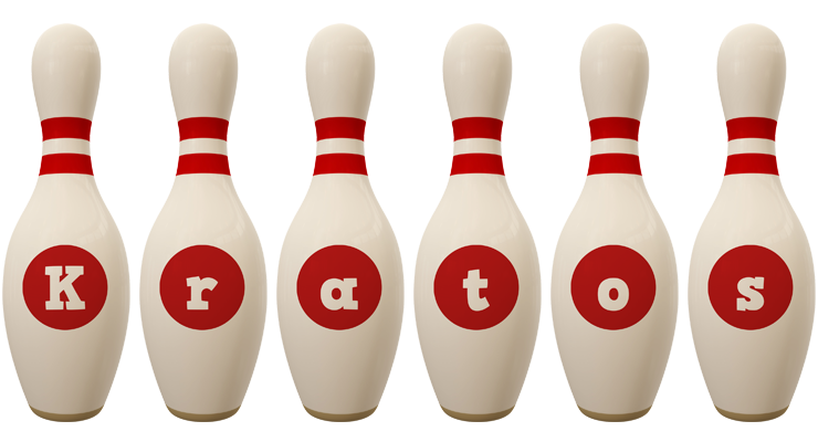 Kratos bowling-pin logo