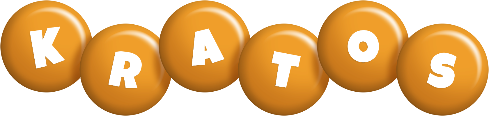 Kratos candy-orange logo