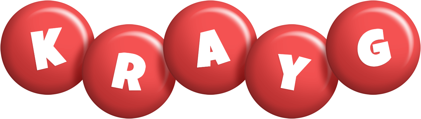 Krayg candy-red logo