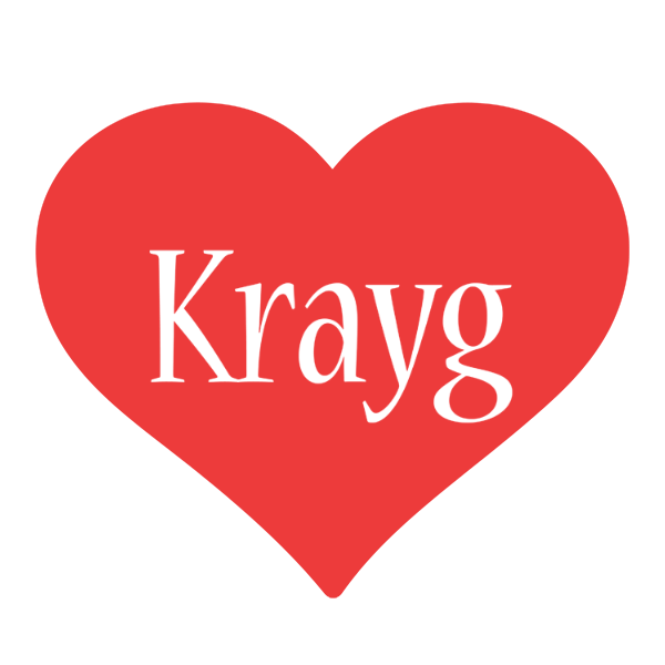 Krayg love logo