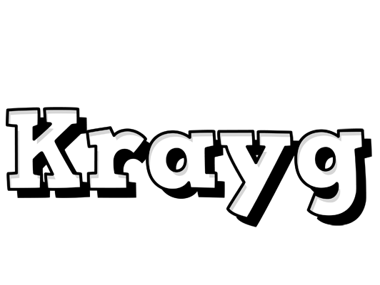 Krayg snowing logo
