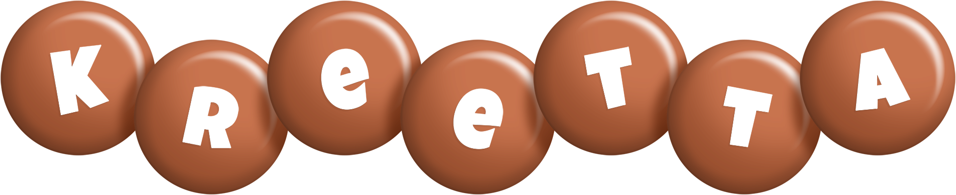 Kreetta candy-brown logo