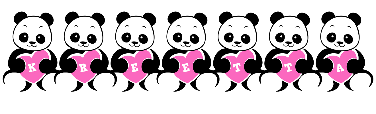 Kreetta love-panda logo