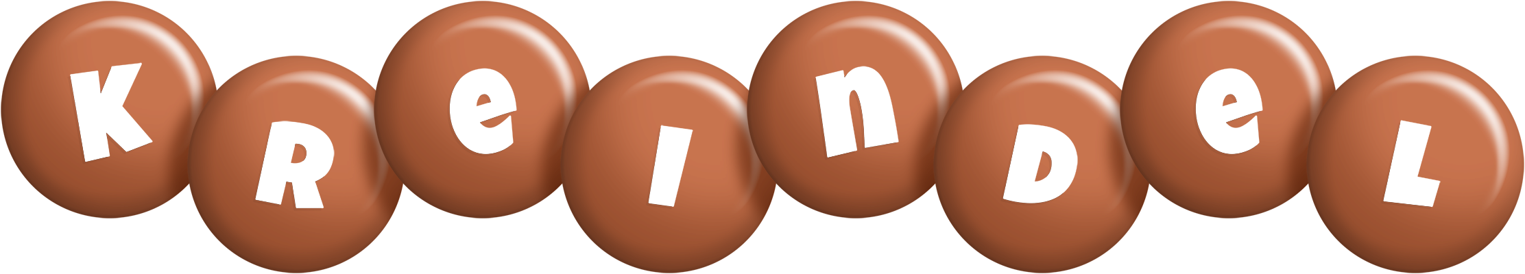 Kreindel candy-brown logo