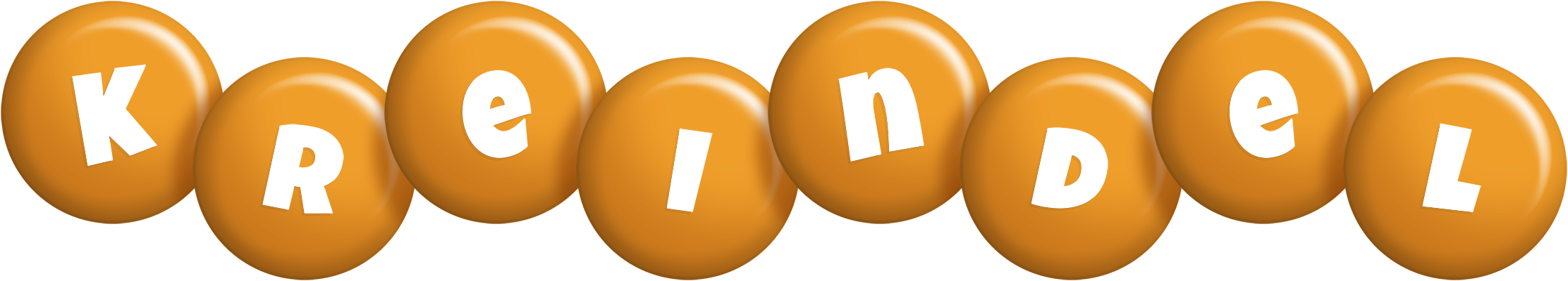 Kreindel candy-orange logo