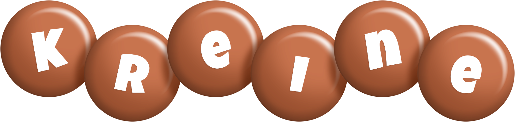 Kreine candy-brown logo