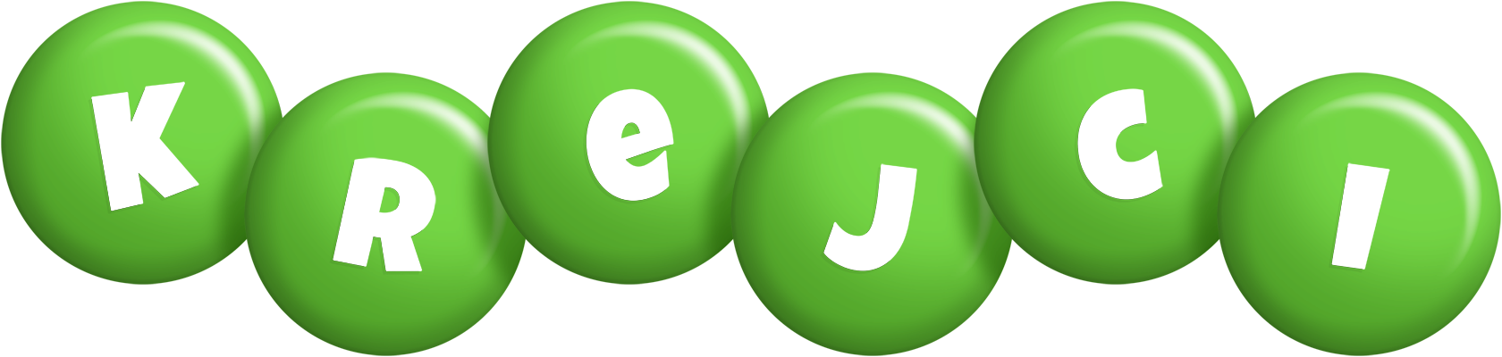 Krejci candy-green logo
