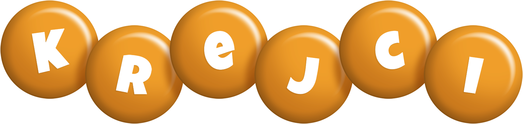 Krejci candy-orange logo