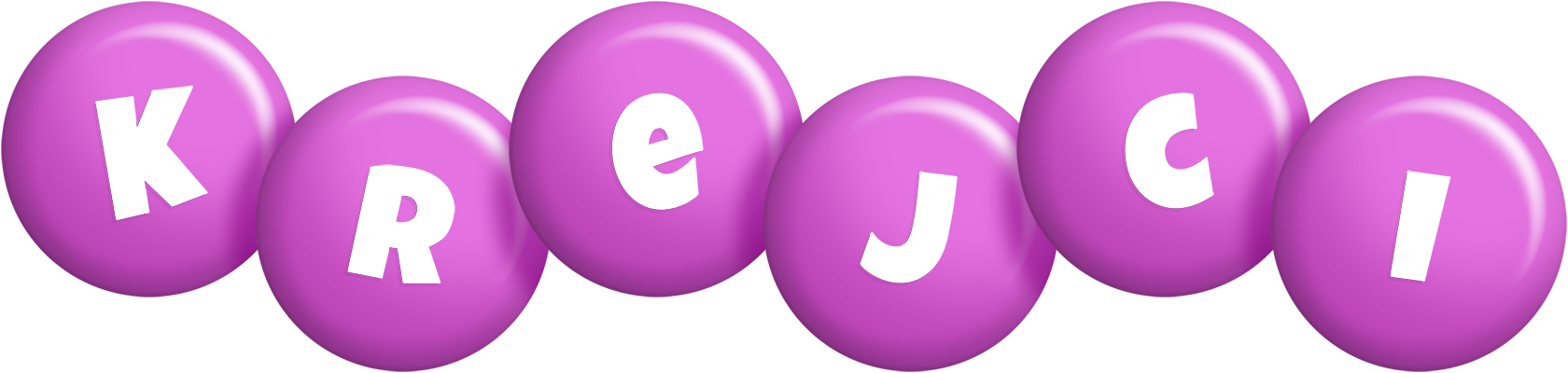 Krejci candy-purple logo