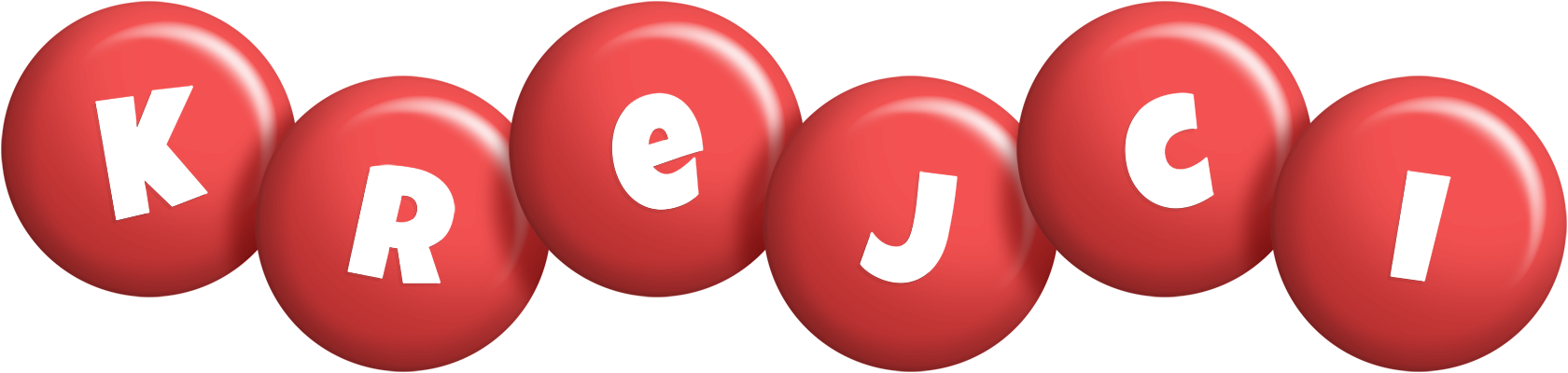 Krejci candy-red logo
