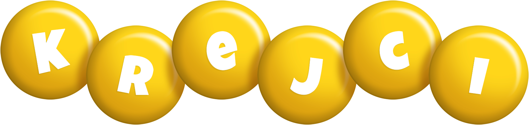 Krejci candy-yellow logo
