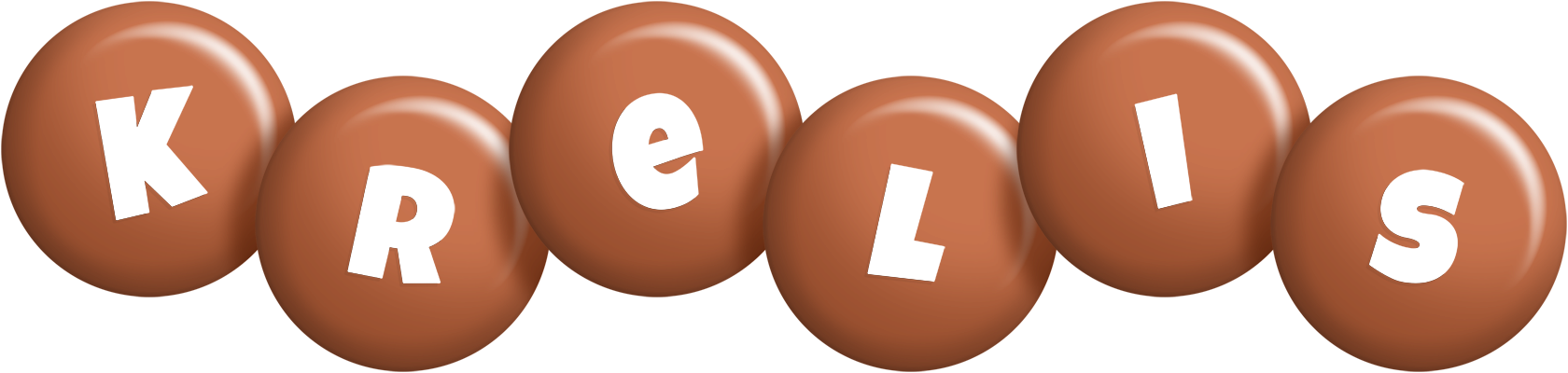 Krelis candy-brown logo