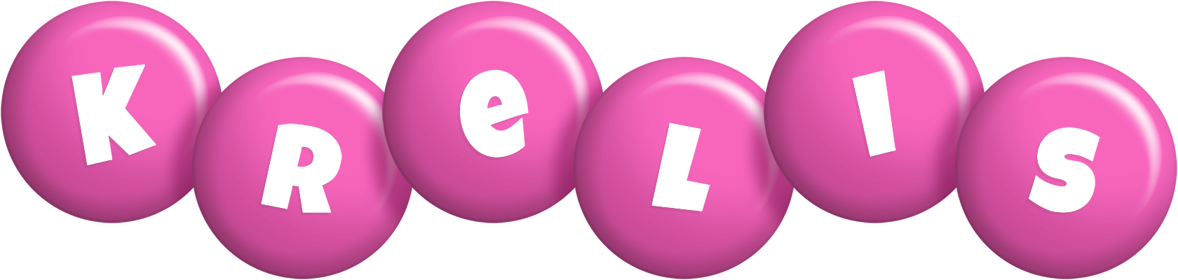 Krelis candy-pink logo