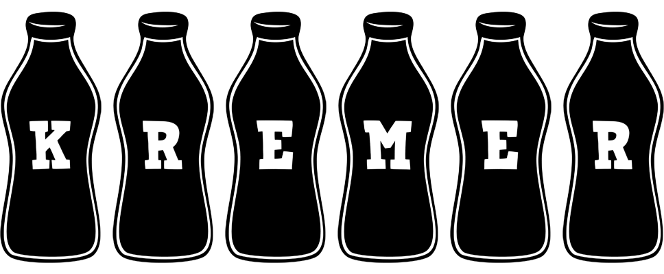 Kremer bottle logo